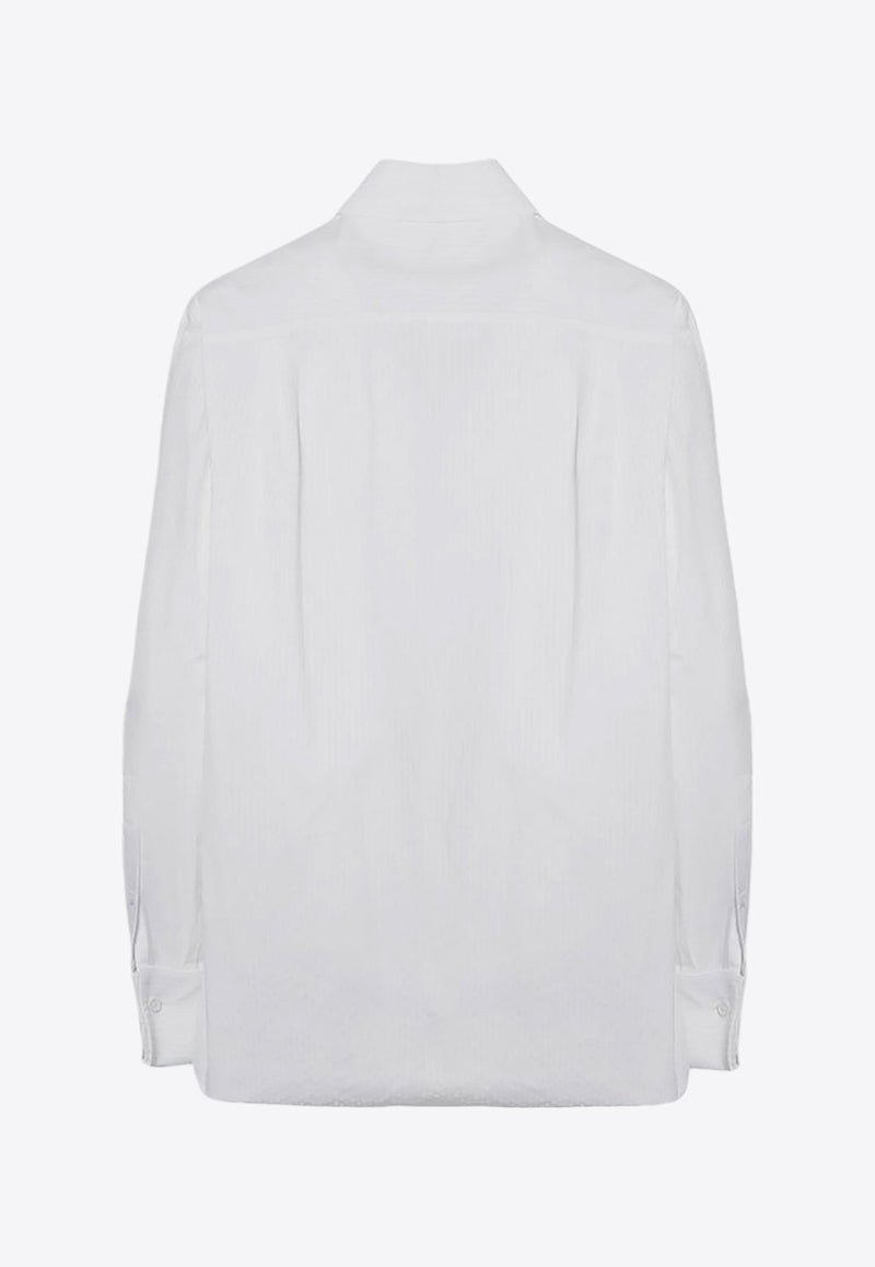 Belted Long-Sleeved Shirt