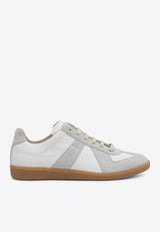 Replica Leather and Suede Sneakers