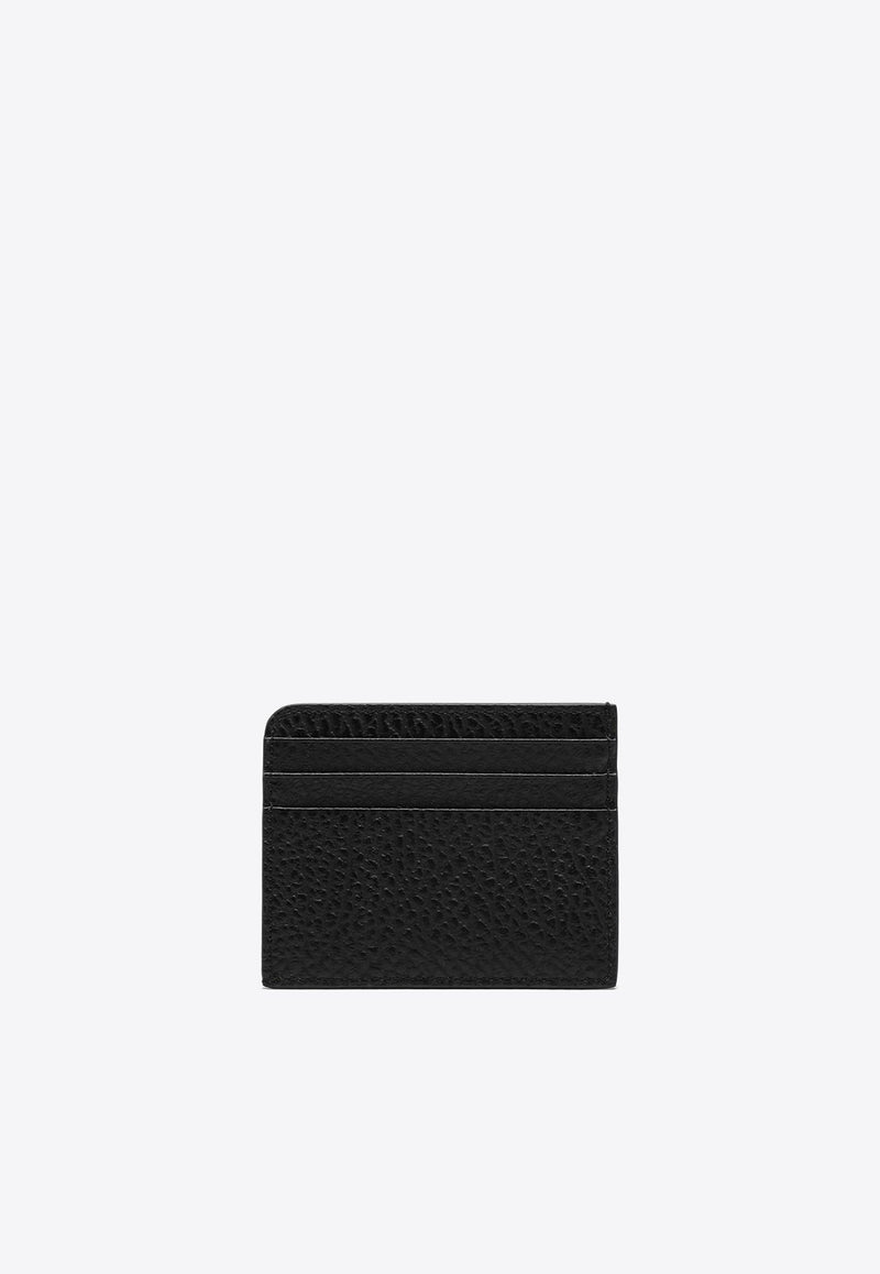 Four-Stitch Grained Leather Cardholder