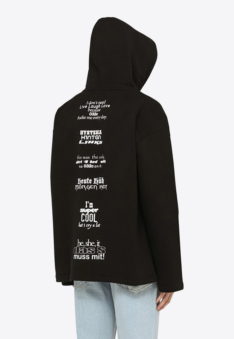 Content Oversized Logo Hoodie