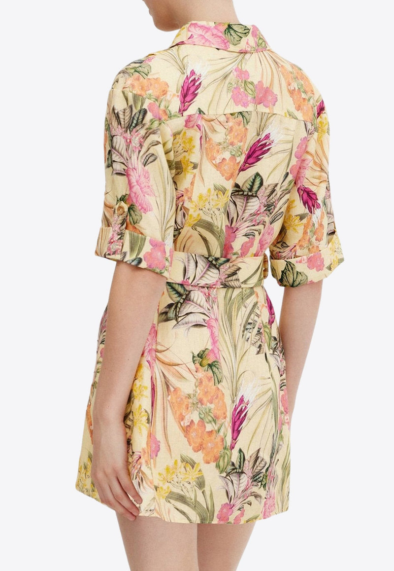 Lark Floral-Print Mini Dress