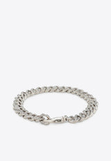 Crystal-Embellished Chain Bracelet