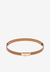 Kelly 18 Epsom Calfskin Belt with Rose Gold Buckle