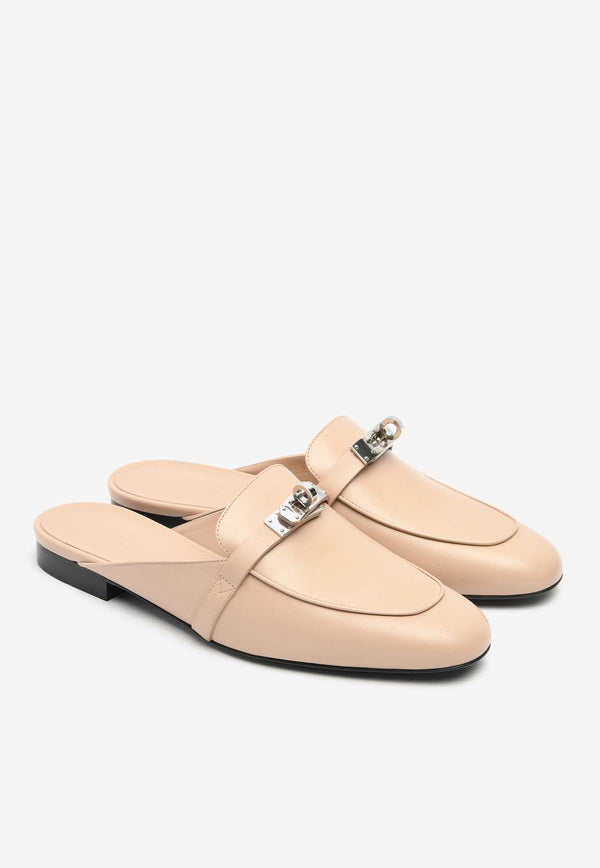 Oz Flat Mules with Palladium Kelly Buckle