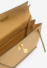 Kelly Danse in Naturel Sable Swift Leather with Gold Hardware