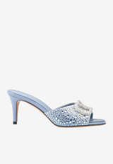 VLogo 70 Crystal-Embellished Mules