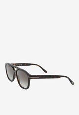 Gerrard Gradient Square Sunglasses