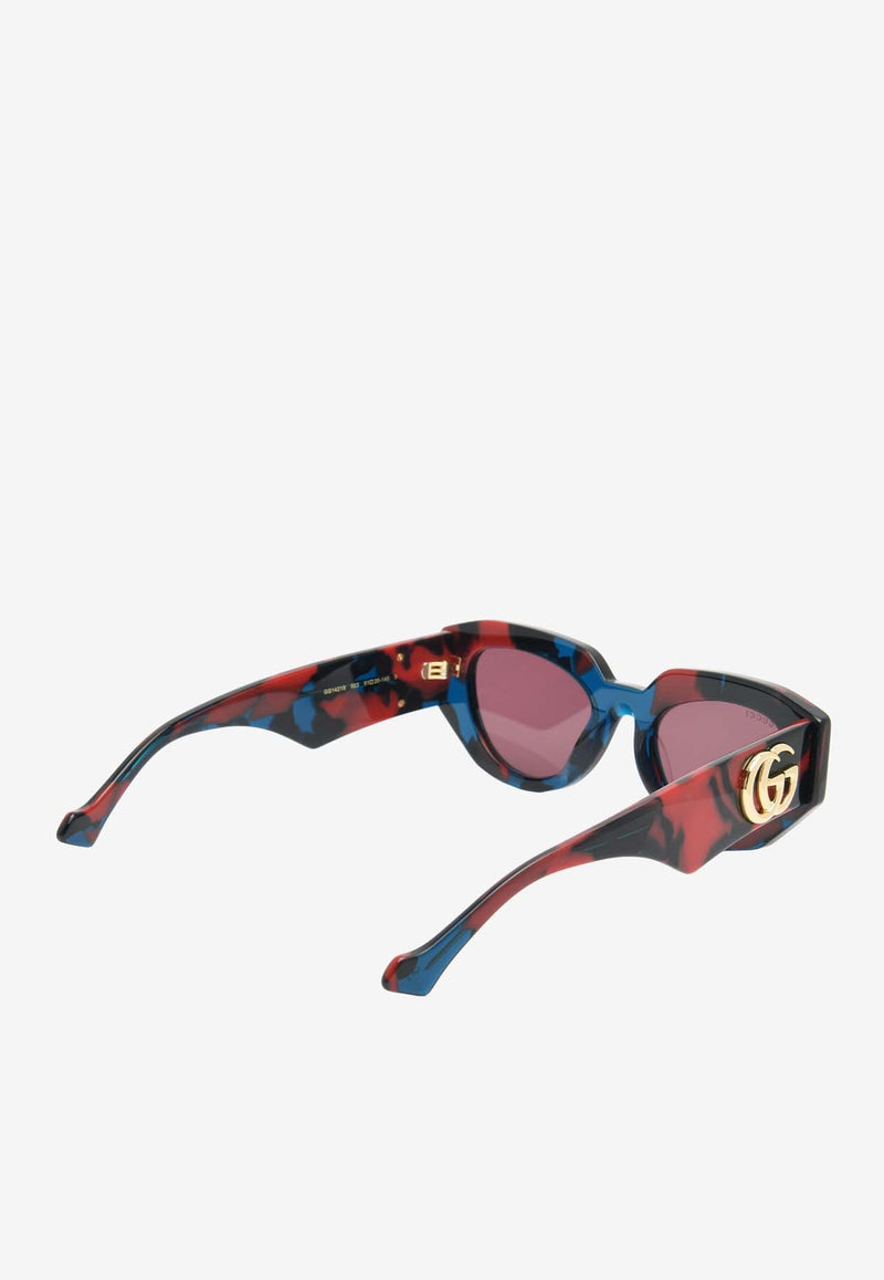 GG Logo Cat-Eye Sunglasses