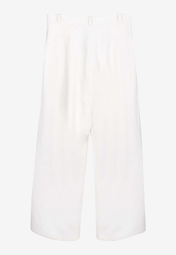 Kelly Straight-Leg Jacquard Pants