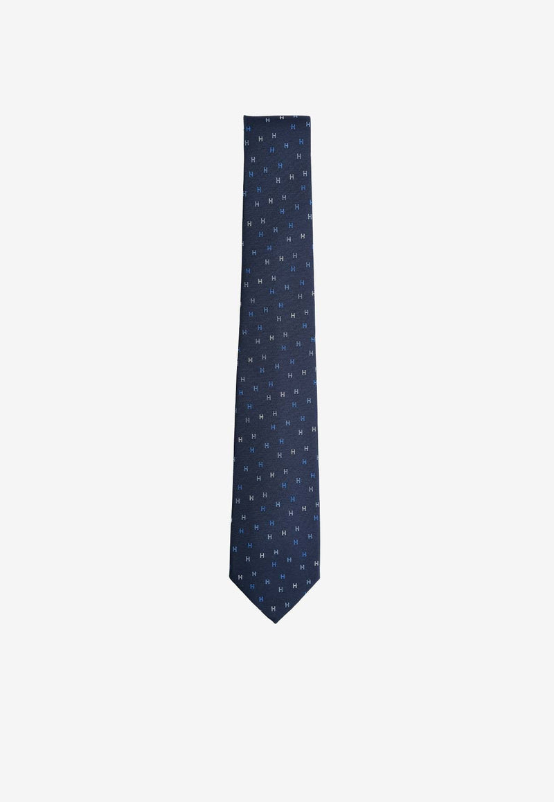 H Scintillant Silk Twill Tie