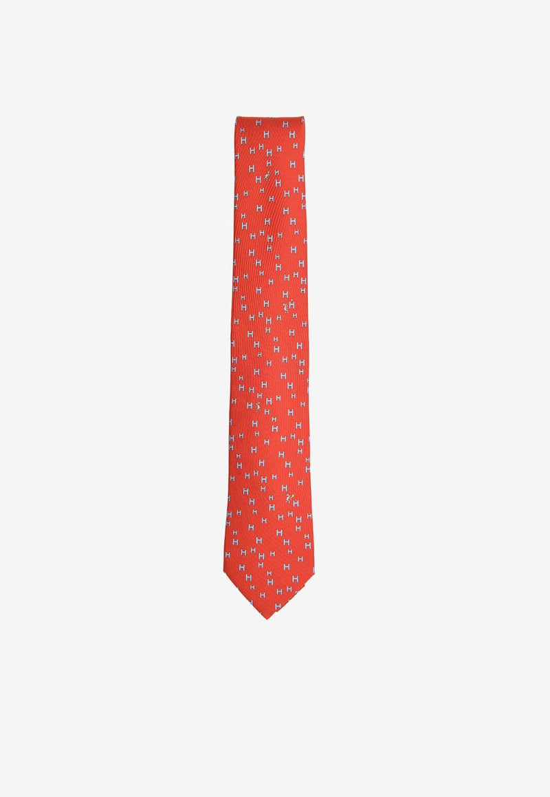 H Lapin Silk Twill Tie