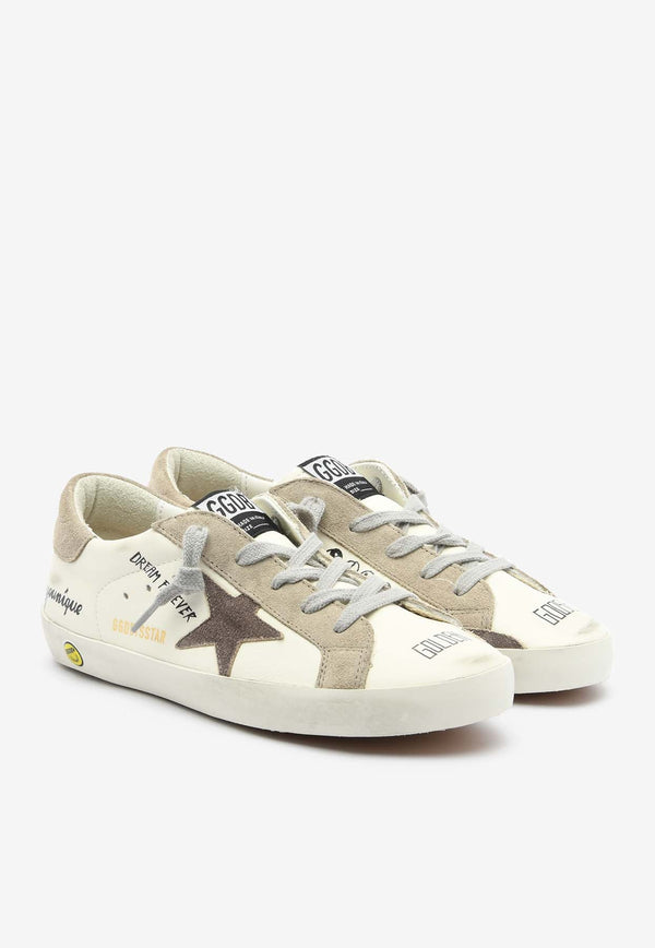 Girls Super-Star Sneakers with Suede Star