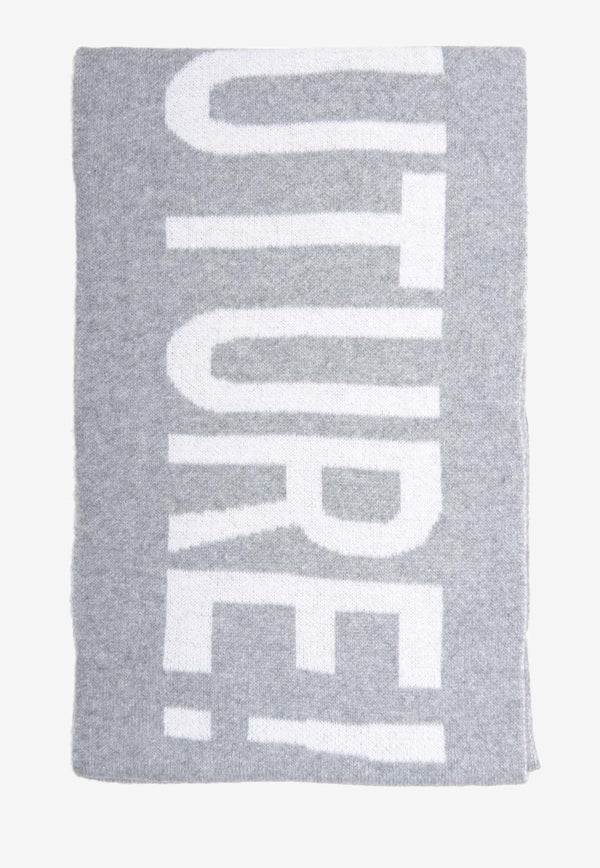 Maxi Logo Lettering Scarf