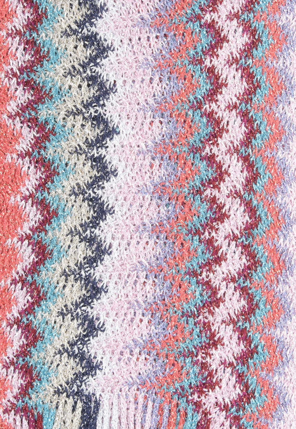 Zig Zag Fringed Scarf