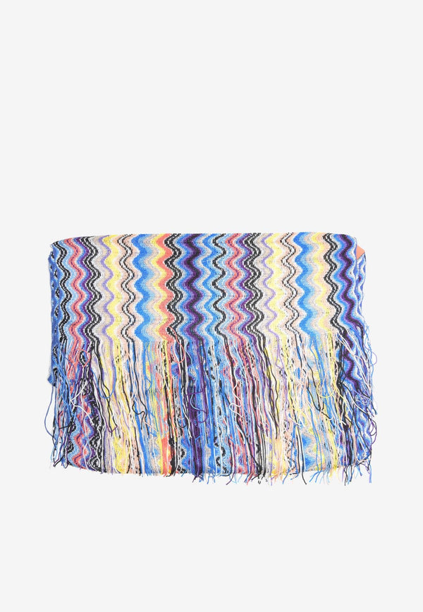 Zig Zag Fringed Scarf