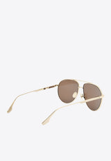 V Line Aviator Sunglasses