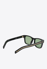 Rectangular Logo Sunglasses