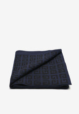 4G Logo Double Face Wool Blend Scarf