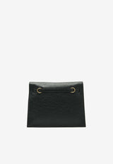 Kelly Danse in Black Ostrich Leather with Gold Hardware