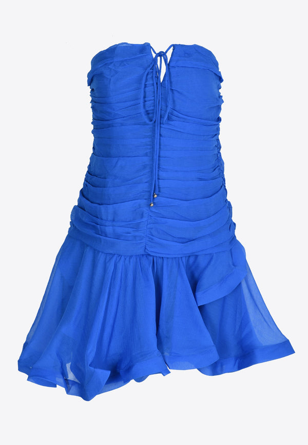 Ontario Halterneck Ruched Mini Dress