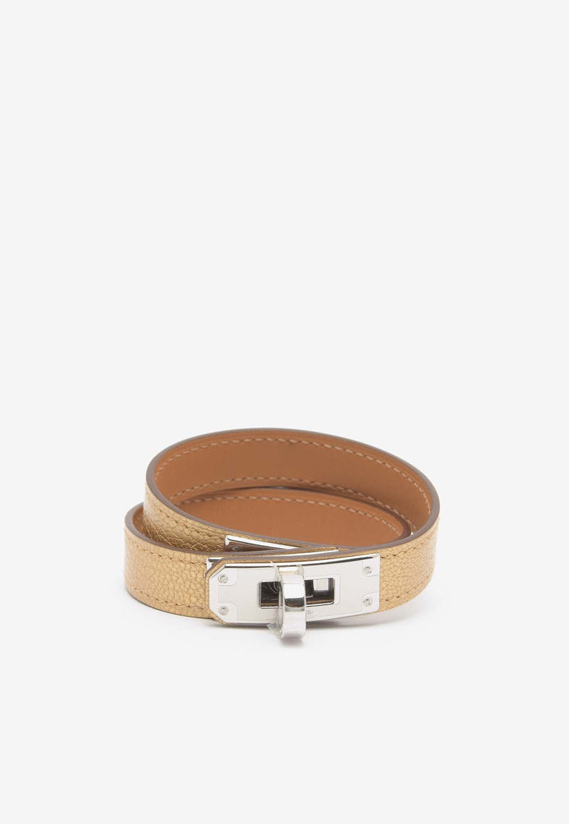 Kelly Double Tour Bracelet with Palladium Kelly Buckle