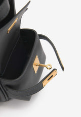 Kelly Jump Backpack in Caban Swift Leather with Gold Hardware