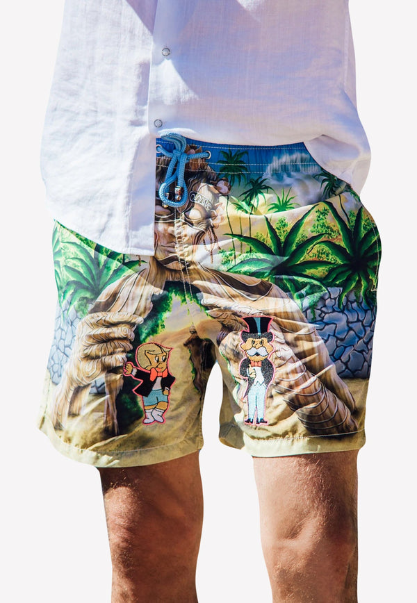 Tulum Printed Swim Shorts