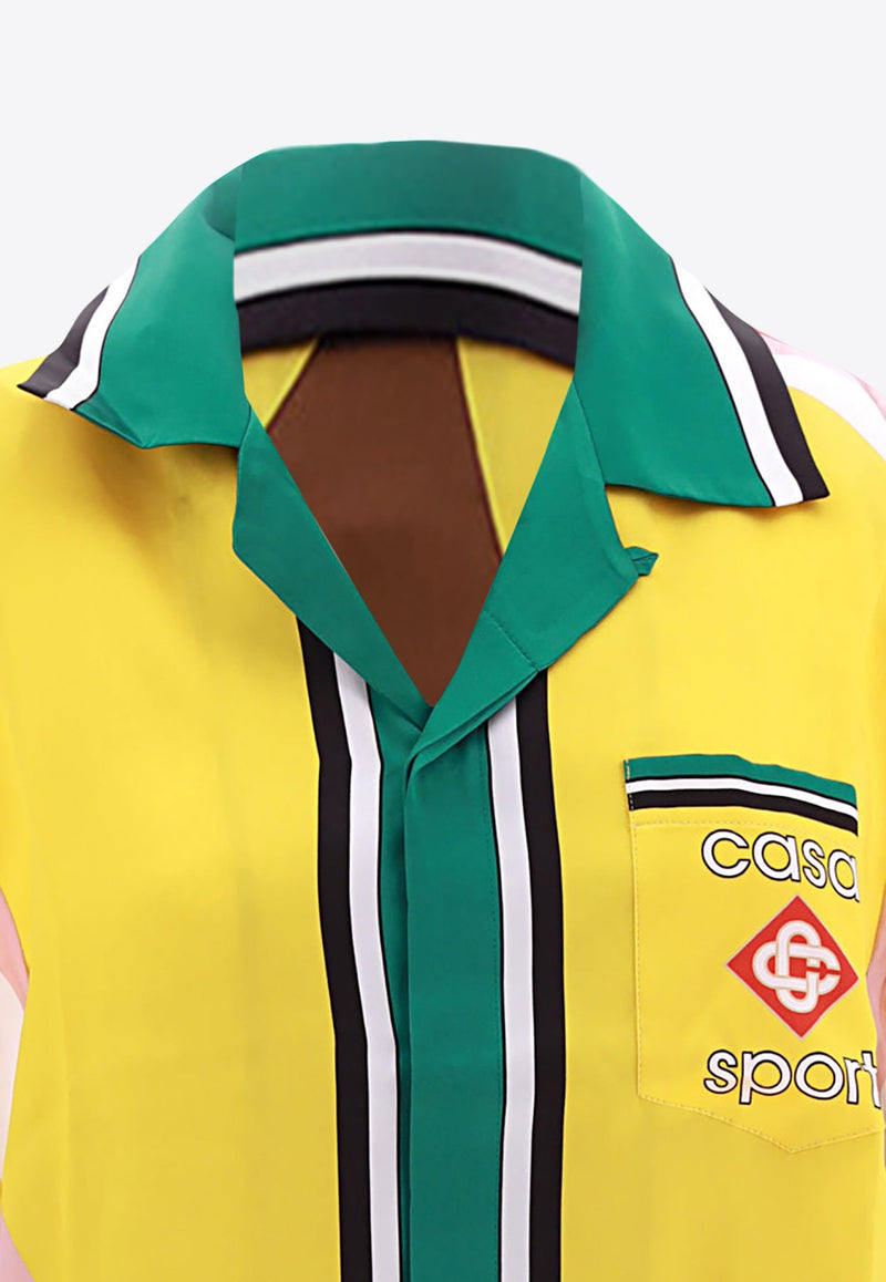 Casa Sport Silk Short-Sleeved Shirt