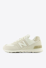 574 Low-Top Sneakers in Turtledove with Angora