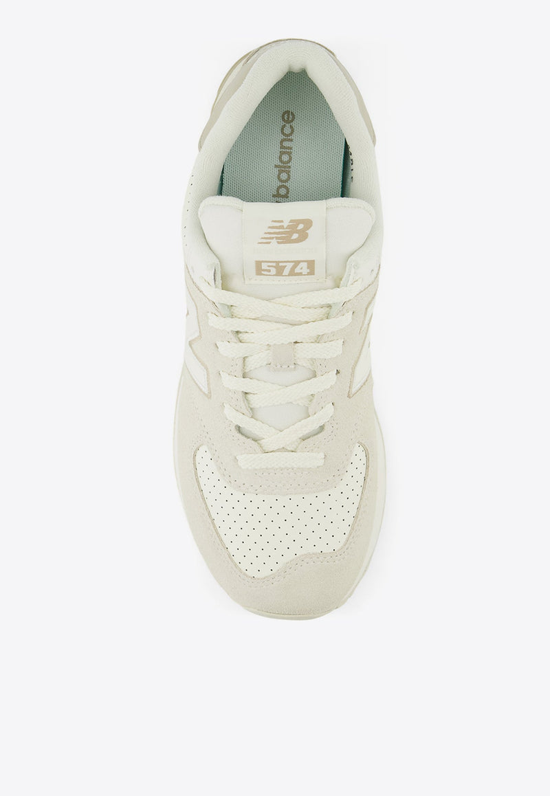 574 Low-Top Sneakers in Turtledove with Angora