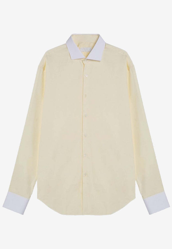 Long-Sleeved Buttoned Shirt