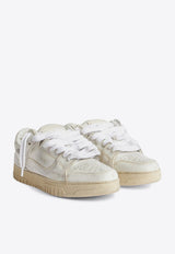 Vintage Dirty Low-Top Sneakers