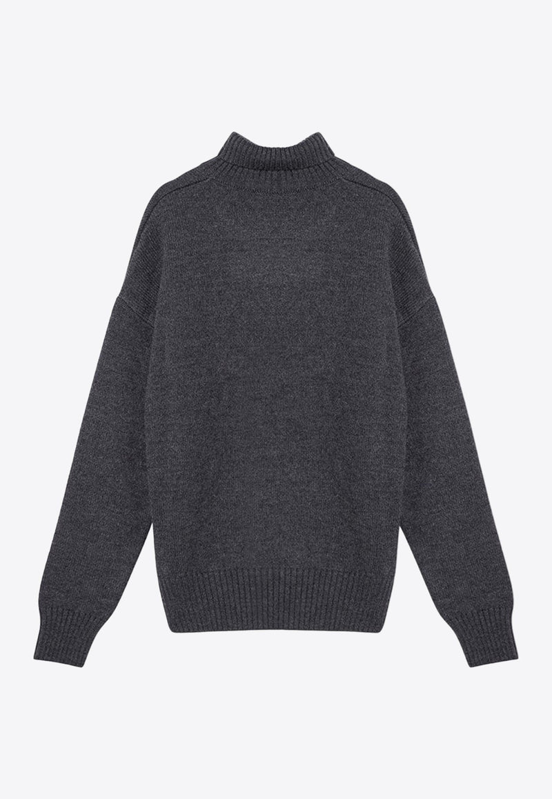 Ami De Coeur Intarsia Knit Sweater