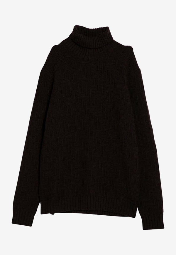 Wool-Blend Turtleneck Sweater