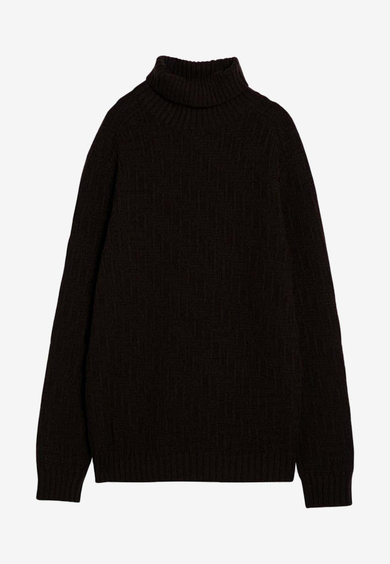 Wool-Blend Turtleneck Sweater