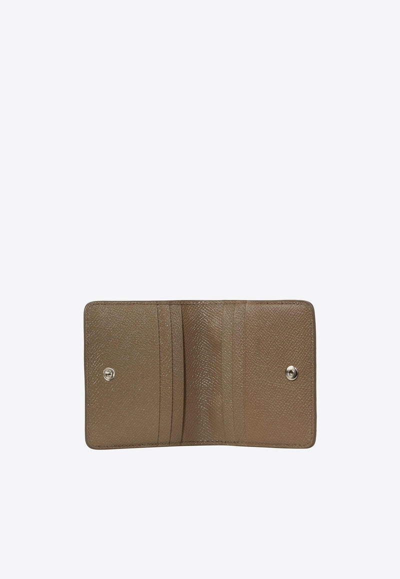 Ami De Coeur Grained Leather Cardholder with Strap