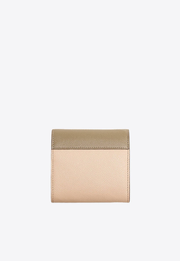 Paris Paris Compact Wallet in Grained Leather