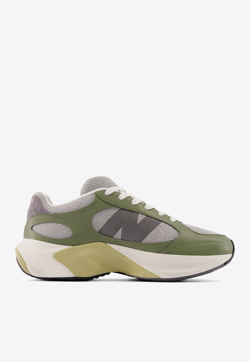 WRPD Runner Low-Top Sneakers in Dark Olivine with Sea Salt