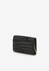 Varenne Quilted Nappa Leather Clutch