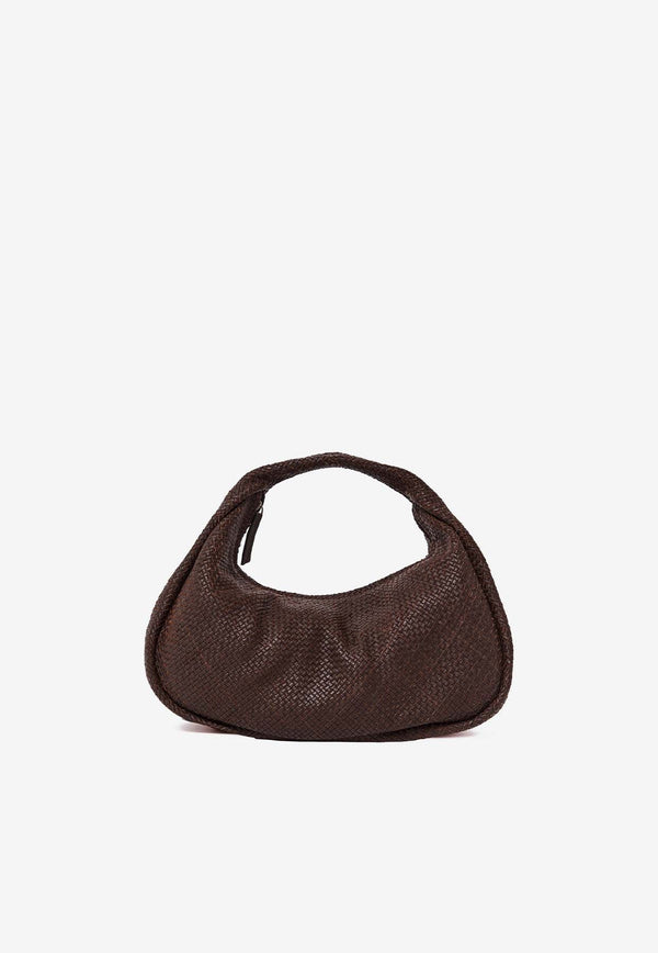 Bon Bon Woven Leather Shoulder Bag