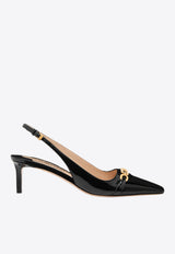 Whitney 55 Patent Leather Slingback Pumps