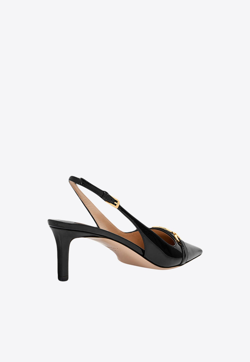 Whitney 55 Patent Leather Slingback Pumps