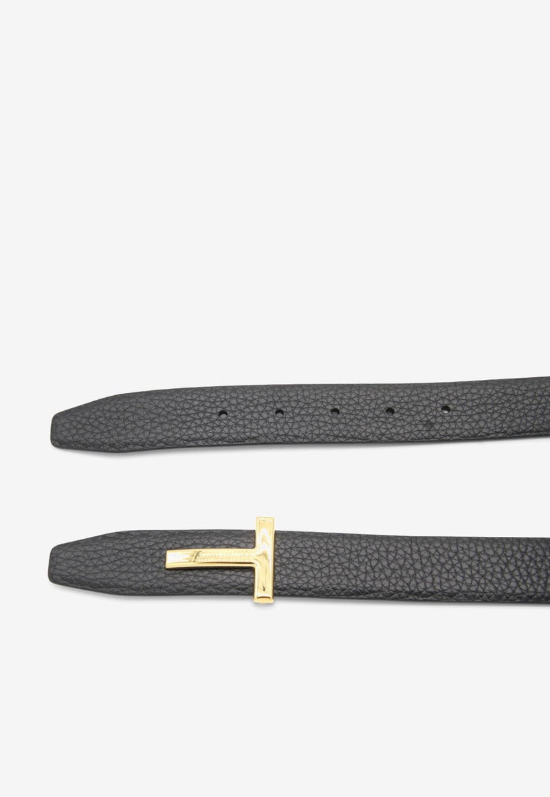 T-Buckle Leather Belt