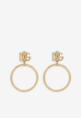 Clip-On DG Logo Hoop Earrings