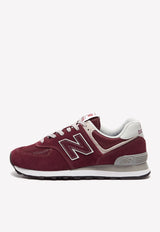 574v3 Low-Top Sneakers in Burgundy