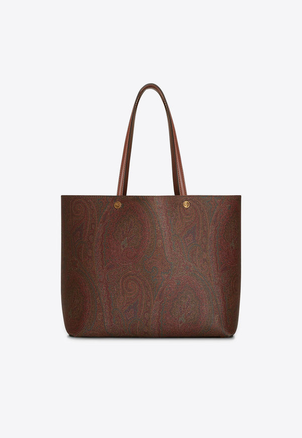 Large Essential Paisley Jacquard Tote Bag