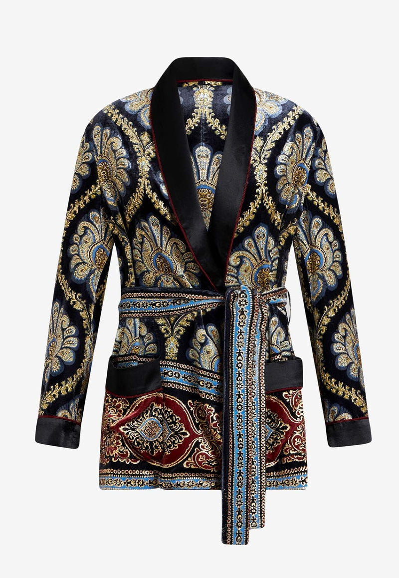Paisley Pattern Robe Jacket