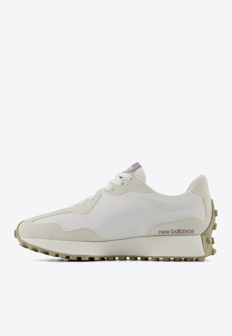 327 Low-Top Sneakers in Sea Salt with White Wine