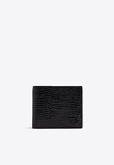 Bi-Fold Embossed Leather Wallet