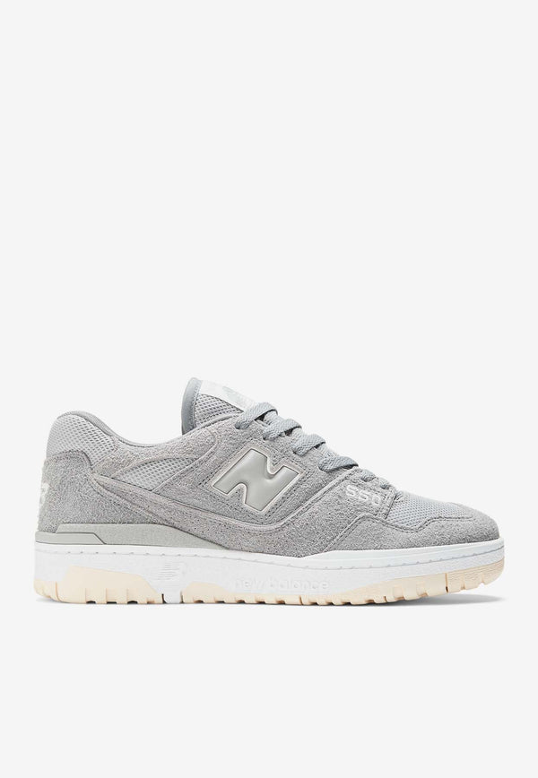 550 Low-Top Sneakers in Slate Gray Suede